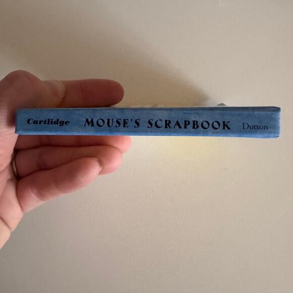 Mouse's Scrapbook Hardcover Mini Book Michelle Cartlidge Rare Vintage Complete - Picture 6 of 9